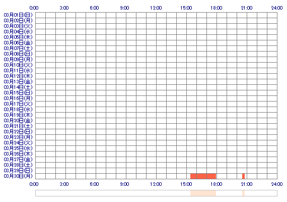 RURUxvx 30日間のログイン履歴